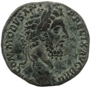 Sestertius - Commodus VIC FEL P M TR P XI IMP VII COS V P P S C; Victory obverse image