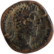 Sestertius - Commodus IOVI EXSVPER P M TR P XI IMP VIII COS V P P S C; Jupiter obverse image