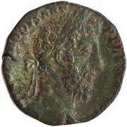Sestertius - Commodus P M TR P XII IMP VIII COS V P P S C; Roma and Victory obverse image