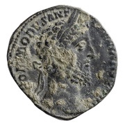Sestertius - Commodus AVCTOR PIETAT P M TR P XII IMP VIII COS V P P S C; Pietas obverse image