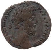 Sestertius - Commodus PATER SENATVS P M TR P XII IMP VIII COS V P P S C obverse image