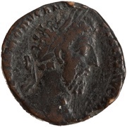 Sestertius - Commodus VIRTVTI AVG P M TR P XII IMP VIII COS V P P S C; Virtus and Victory obverse image