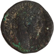 Sestertius - Commodus P M TR P XIII IMP VIII COS V P P S C; Salus obverse image
