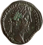 Sestertius - Commodus FORT FELI P M TR P XIIII IMP VIII COS V P P S C; Fortuna obverse image