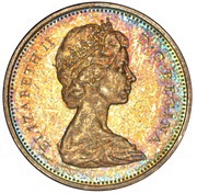 25 Cents - Elizabeth II 2nd portrait, silver (.800) obverse image