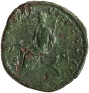 Sestertius - Commodus P M TR P XV IMP VIII COS VI S C, Rome, 190 reverse image