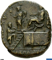 Sestertius - Commodus LIBERAL AVG VII P M TR P XV IMP VIII COS VI S C; Liberalitas, Rome, 190 reverse image