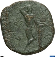 Sestertius - Commodus APOL MONETAE P M TR XVI IMP VIII COS VI S C; Apollo, Rome, 190-191 reverse image