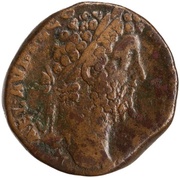 Sestertius - Commodus FELIC PERPETVAE AVG COS VI P P S C; Felicitas obverse image