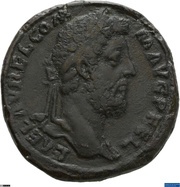 Sestertius - Commodus P M TR P XVII IMP VIII COS VII P P S C; Serapis, Isis, and Victory obverse image