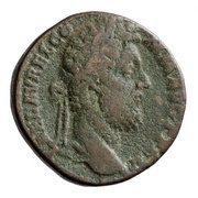 Sestertius - Commodus LIB AVG P M TR P XVII IMP VIII COS VII P P S C; Libertas obverse image