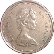 25 Cents - Elizabeth II Royal Canadian Mounted Police obverse image