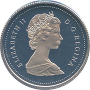 25 Cents - Elizabeth II 2nd portrait obverse image