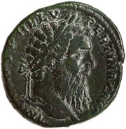 Sestertius - Pertinax AEQVIT AVG TR P COS II S C; Aequitas obverse image