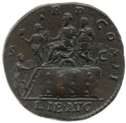 Sestertius - Pertinax LIB AVG TR P COS II S C, Rome, 193 reverse image