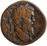 Sestertius - Pertinax OPI DIVIN TR P COS II S C; Ops obverse image