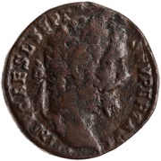 Sestertius - Septimius Severus SAECVLO FRVGIFERO TR P COS S C; Saeculum Frugiferum obverse image