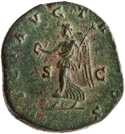Sestertius - Septimius Severus VICT AVG TR P COS S C; Victory, Rome, 193 reverse image