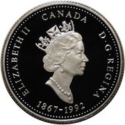 25 Cents - Elizabeth II Newfoundland; Silver Proof Issue obverse image