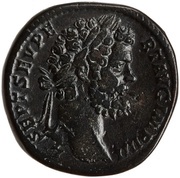Sestertius - Septimius Severus AFRICA S C; Africa obverse image