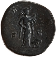 Sestertius - Septimius Severus AFRICA S C; Africa, Rome, 194 reverse image