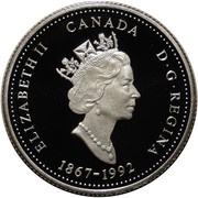 25 Cents - Elizabeth II Yukon; Silver Proof Issue obverse image