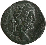 Sestertius - Septimius Severus SAECVLI FELICITAS S C; Felicitas obverse image
