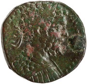 Sestertius - Septimius Severus ADVENTVI AVG FELICISSIMO S C obverse image