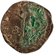 Sestertius - Caracalla SPEI PERPETVAE S C; Spes, Rome, 196-197 reverse image