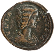 Sestertius - Julia Domna VENVS FELIX S C; Venus obverse image