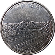 25 Cents - Elizabeth II Yukon reverse image