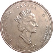 25 Cents - Elizabeth II Alberta obverse image