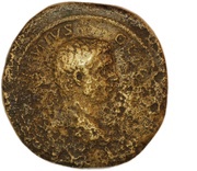 Sestertius - Geta and Caracalla PONTIF COS II S C obverse image