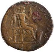 Sestertius - Caracalla SECVRITATI PERPETVAE S C; Securitas, Rome, 210-213 reverse image
