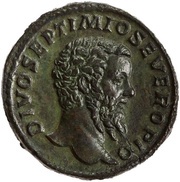 Sestertius - Septimius Severus CONSECRATIO S C obverse image