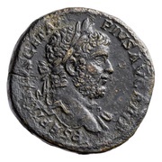 Sestertius - Geta TR P III COS II P P S C; Felicitas and Italia obverse image