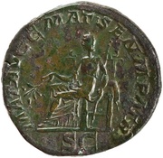 Sestertius - Julia Domna MAT AVGG MAT SEN M PATR S C, Rome, 211-217 reverse image