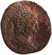 Sestertius - Caracalla P M TR P XVII IMP III COS IIII P P S C obverse image