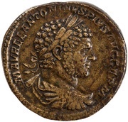 Sestertius - Caracalla P M TR P XVII IMP III COS IIII P P S C LIB AVG VIIII; Liberalitas obverse image