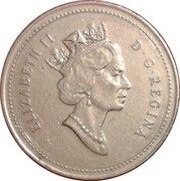 25 Cents - Elizabeth II September Mule obverse image