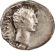 Quinarius - Augustus Victory obverse image