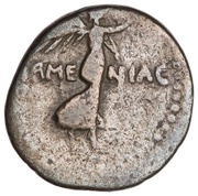 Hemidrachm - Nero ARMENIAC; Victory, Rome, 59-60 reverse image