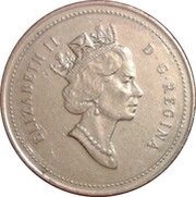 25 Cents - Elizabeth II November Mule obverse image