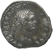 Quinarius Denarius - Titus VICTORIA AVGVST; Victory obverse image