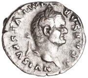 Quinarius - Titus VICTORIA AVGVSTI; Victory obverse image