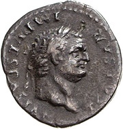 Quinarius - Titus VICTORIA AVGVST; Victory obverse image