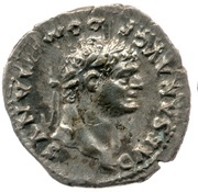 Quinarius - Domitian VICTORIA AVGVST; Victory obverse image