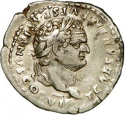 Quinarius - Titus VICTORIA AVGVST; Victory obverse image