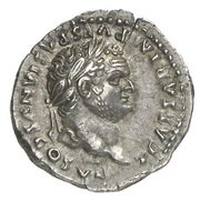 Quinarius - Titus VICTORIA AVGVST; Victory obverse image