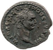 Quinarius - Domitian VICTORIA AVGVST; Victory obverse image